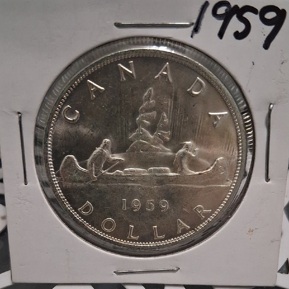 1959 Canadian Silver Dollar
